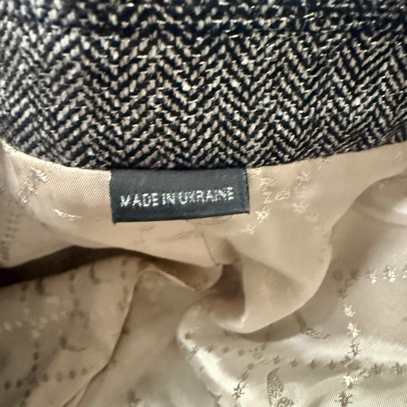 ZADIG & VOLTAIRE Wool Silk Metallic Interwoven Blazer 36 / S - Picture 6 of 8